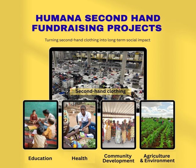 HUMANA SECON HAND Fundraising projects (1) HUMANA SECON HAND Fundraising projects (1)